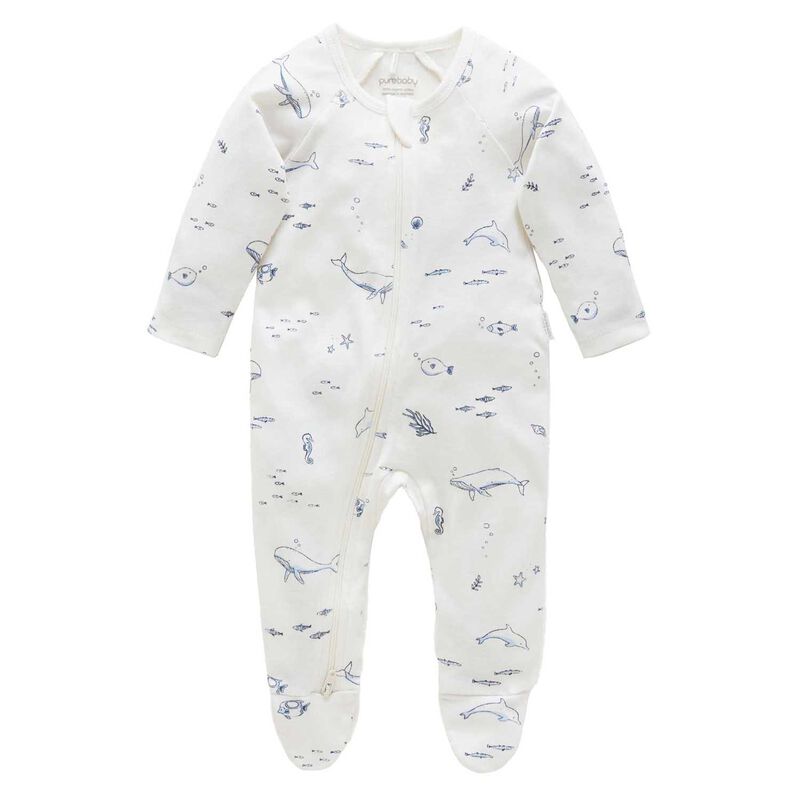Purebaby Zip Growsuit image number 0